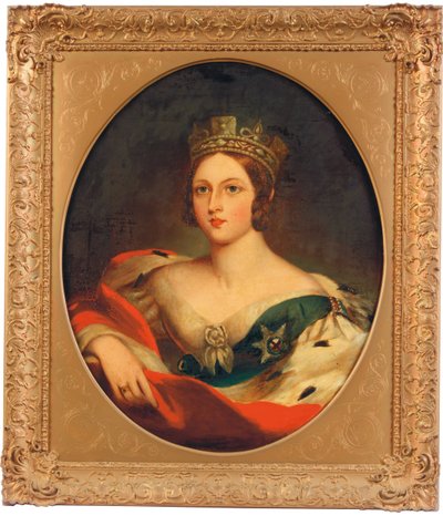 Porträtt av drottning Victoria av Franz Xaver Winterhalter