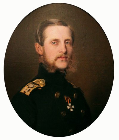 "Porträtt av storhertigen Konstantin Nikolaevich", 1859 av Franz Xaver Winterhalter