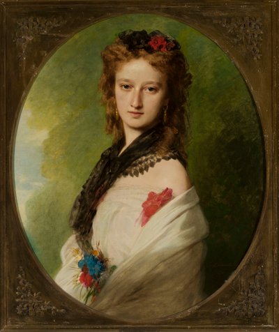 Porträtt av Zofia Zamoyska, född Potocka (1851–1927) av Franz Xaver Winterhalter
