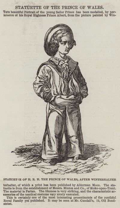 Statyett av HKH Prinsen av Wales av Franz Xaver Winterhalter