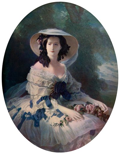 Kejsarinnan Eugenie, 1800-talet, c1920 av Franz Xaver Winterhalter