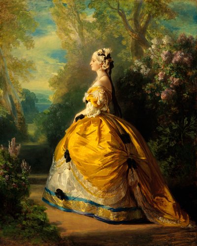 Kejsarinnan Eugénie Eugénie de Montijo, 1826-1920, grevinnan av Teba, 1854. av Franz Xaver Winterhalter