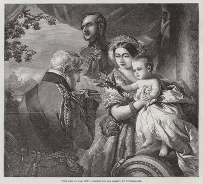 Första maj 1851, målad för Hennes Majestät av Franz Xaver Winterhalter
