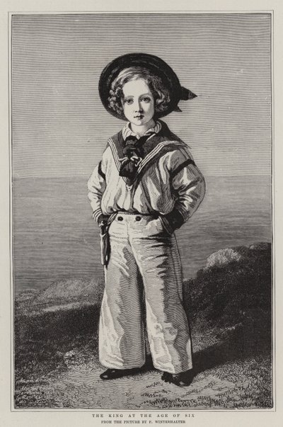 Kungen vid sex års ålder av Franz Xaver Winterhalter