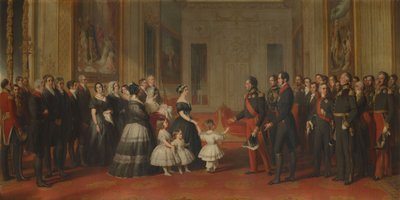 Mottagandet av Louis-Philippe, kung av Frankrike, på Windsor Castle den 8 oktober 1844 av Franz Xaver Winterhalter