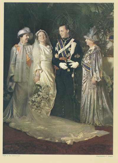 Porträtt av Juliana och Bernhard av Franz Ziegler