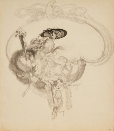 Bayros Franz von - Venus triumphans av Franz von Bayros
