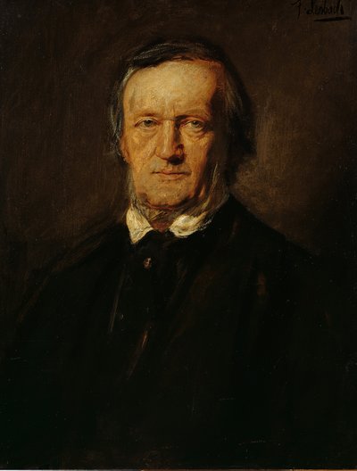 Porträtt av Richard Wagner av Franz von Lenbach