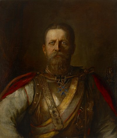 Kronprins Fredrik Vilhelm, senare Fredrik III, tysk kejsare och kung av Preussen av Franz von Lenbach