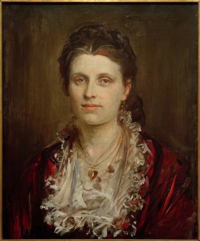 Porträtt av en dam av Franz von Lenbach