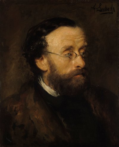 Landskapsmålaren Eduard Schleich av Franz von Lenbach