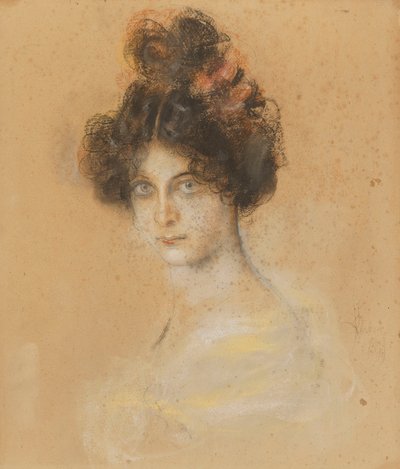 Franz von Lenbach - Porträtt av den australiska cancan-dansaren Saharet, 1899 av Franz von Lenbach