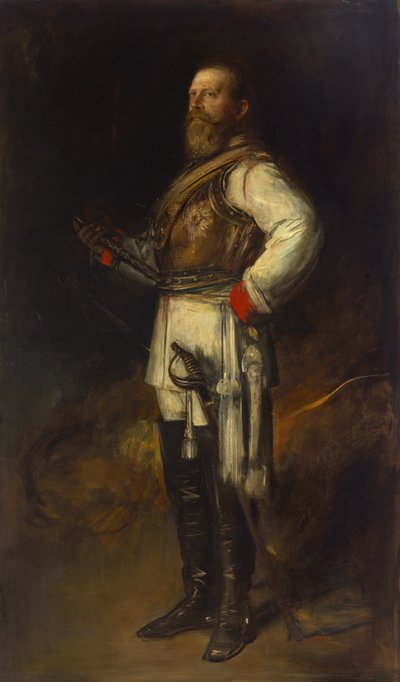 Friedrich Wilhelm Kronprins av Preussen, som Friedrich III. tysk kejsare av Franz von Lenbach