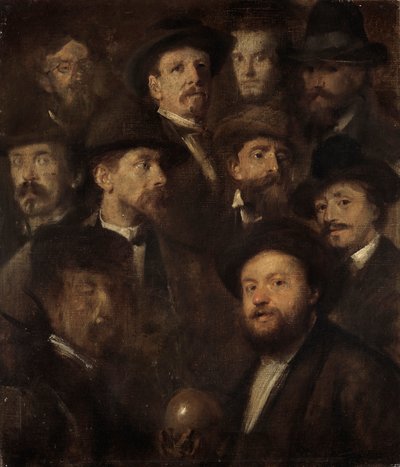 Kegelklubben – Tio konstnärsporträtt av Franz von Lenbach