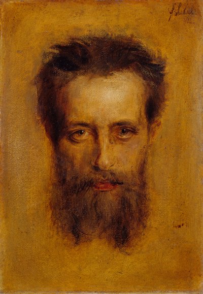 Dirigenten Hermann Levis huvud av Franz von Lenbach