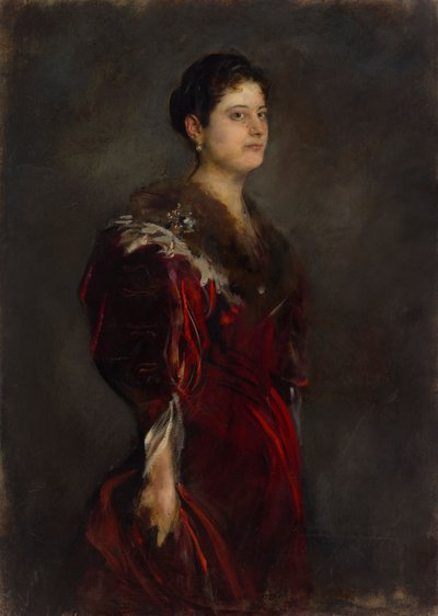 Marie, baronessan av Harkány av Franz von Lenbach