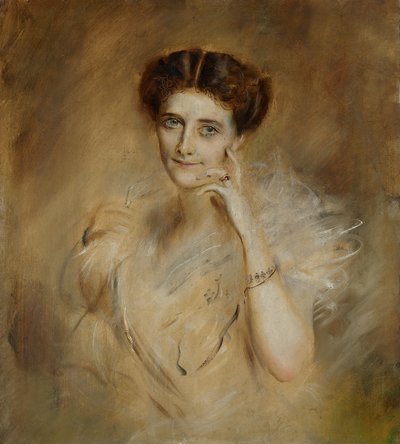 Mary Lady Curzon av Franz von Lenbach