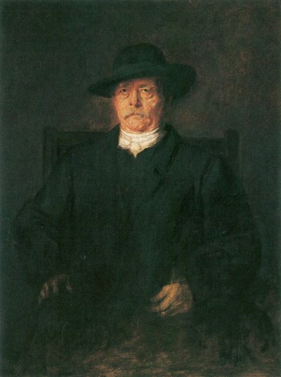 Porträtt av Otto von Bismarck av Franz von Lenbach