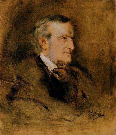 Richard Wagner av Franz von Lenbach