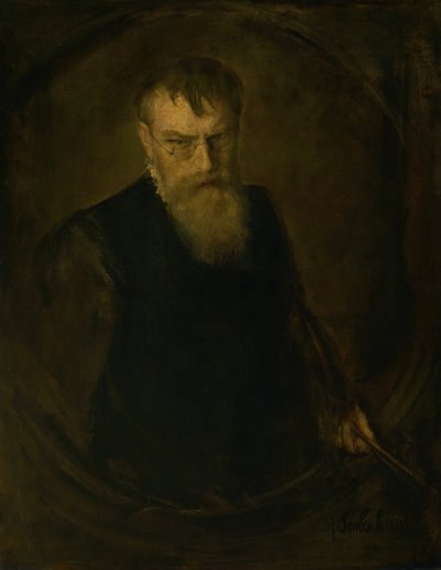 självporträtt av Franz von Lenbach