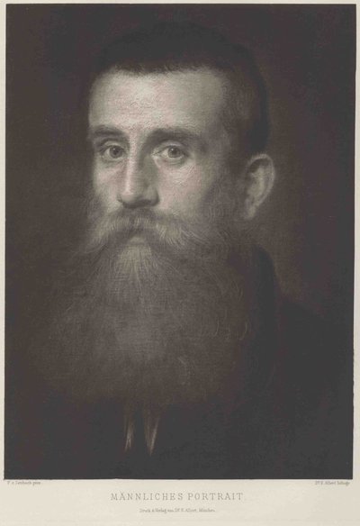 Studieöverskrift av Franz von Lenbach