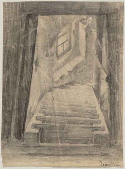 Trapphus (Kvinnornas torn) av Franz von Lenbach