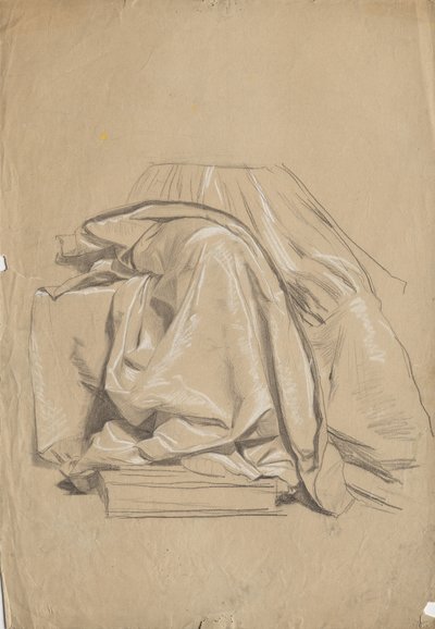 Draperistudie av Franz von Matsch