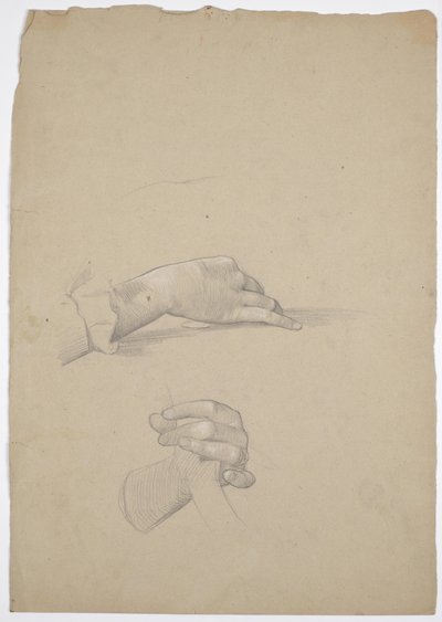 Handstudier av Franz von Matsch