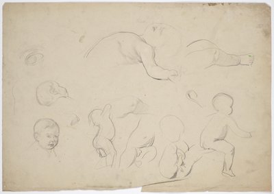 Studier av barnbarn av Franz von Matsch