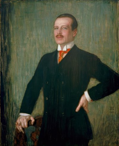Ernst Ludwig av Hessen / Gem. Bit av Franz von Stuck