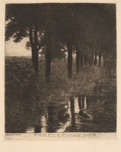 Öringdamm av Franz von Stuck