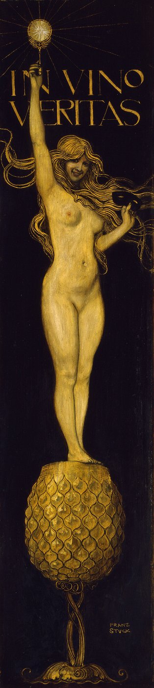 In vino veritas av Franz von Stuck