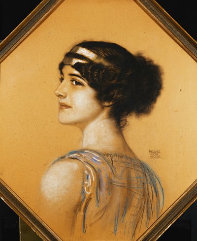 Porträtt av konstnärens dotter, Mary, av Franz von Stuck