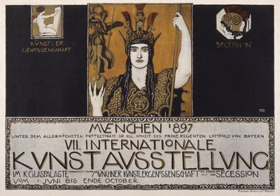 Sjunde internationella konstutställningen, München 1897 av Franz von Stuck