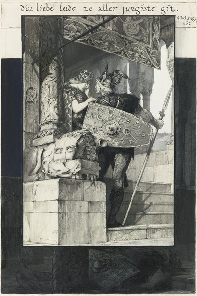 Siegfried och Kriemhild av Franz von Stuck