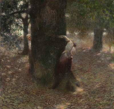 The Tease, 1889. av Franz von Stuck