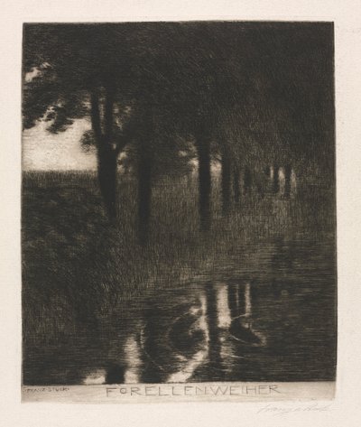 Öringdamm. av Franz von Stuck