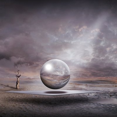 Surrealistisk ökenkula av Franziskus Pfleghart