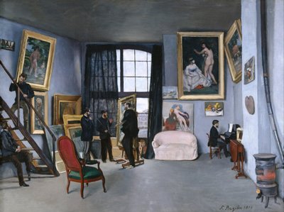 Bazilles studio av Frédéric Bazille