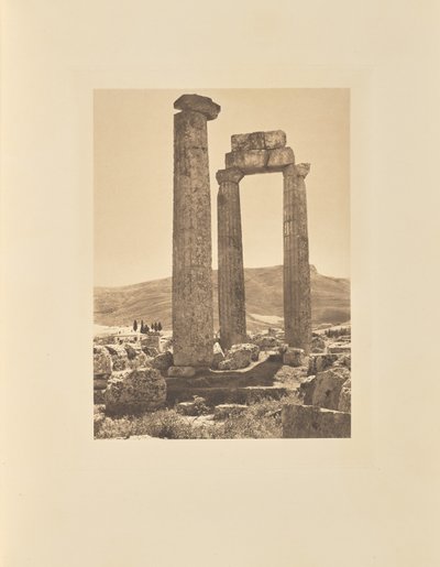 Zeustemplet i Nemea av Frédéric Boissonnas