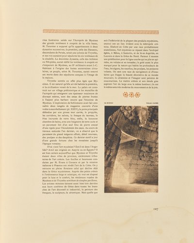 Mycenae. Tholos av Atreus av Frédéric Boissonnas