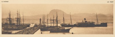 Patras. Hamnen av Frédéric Boissonnas