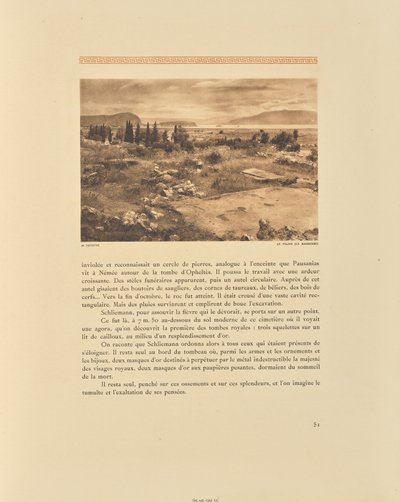 Tirynthe. Palatset (badet) av Frédéric Boissonnas