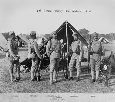 39:e bengaliska infanteriet (Garhwal Rifles) av Fred Bremner