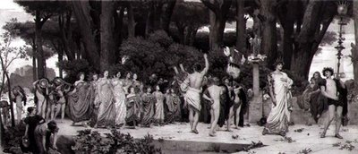 Daphnephoria, tryckt i Paris av Photogravure Goupil, utgiven av Fine Art Society. av Frederic (after) Leighton