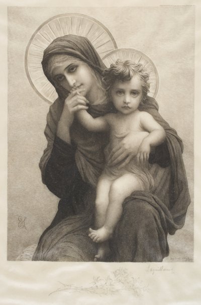 Madonna och barn av Frederic Auguste Laguillermie