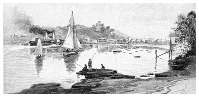 Manly beach, Sydney, New South Wales, Australien, 1886. av Frederic B. Schell