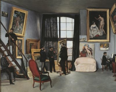 Bazille-verkstaden av Jean Frederic Bazille