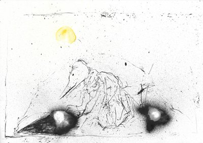 Den mystiska figuren med näbb av Frederic Belaubre