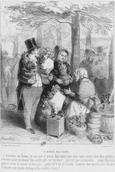 Blomstermarknaden av Frederic Bouchot